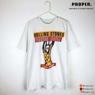 Vtg Rolling Stones Voodoo Lounge T Shirt 1994 Single Stitch Mens Size Xl