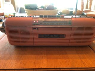 Vintage Sharp Qt 50 Radio Cassette Player As Seen In Stranger Things 3