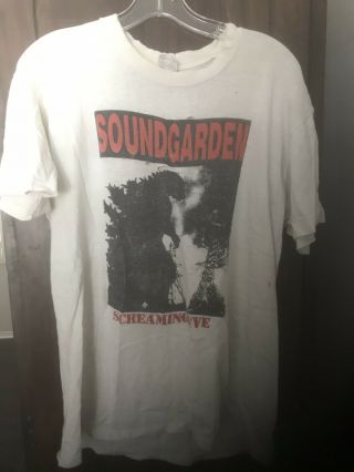 Vintage Soundgarden Screaming Live Total F Ing Godhead Extremely Rare T - Shirt