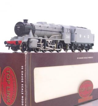 Rare Ltd Ed Hornby R2043 - Wd Grey 2 - 8 - 0 Class 8f Loco No.  300 - Illuminated Fire