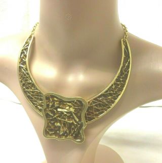 Vintage Jewellery Stunning Signed Dolce Vita Collar Necklace