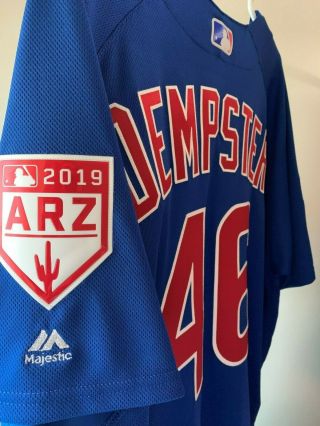 Rare Ryan Dempster (46) Chicago Cubs Game Worn 2019 Spring Training Jersey