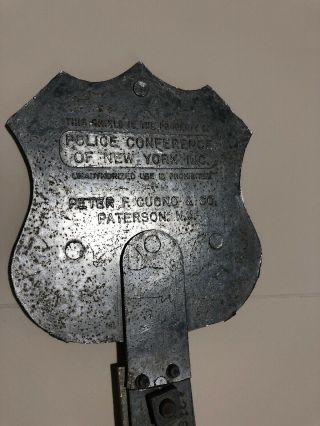 Vintage York State Police Conference NY License Plate Badge 3