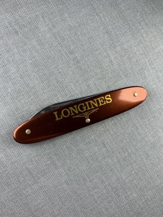Rare Vintage Longines Watch Opener Pocket Knife VICTORINOX 2