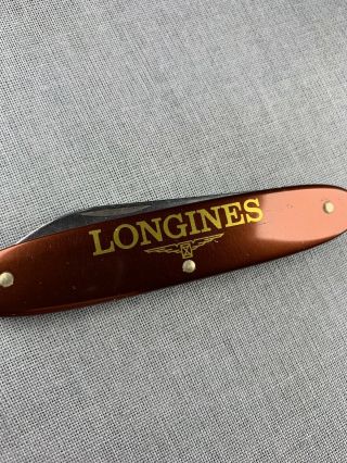 Rare Vintage Longines Watch Opener Pocket Knife VICTORINOX 3