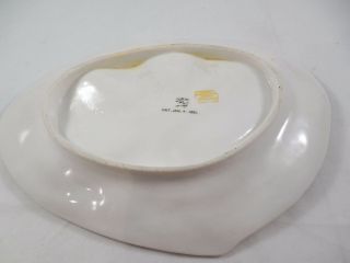 Antique Union Porcelain UPW Clam Shape Oyster Plate 8