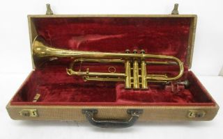 The Buescher Model 205 True Tone Vintage Trumpet Sn 307155 W/ Case | P&r
