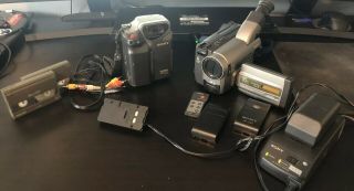 Vintage Sony Handycam Ccd - Trv52 Stereo 8mm Video8 Camcorder Vcr Transfer,
