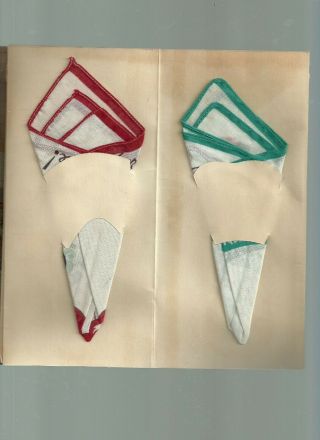 HANDKERCHIEF GREETING CARD FROM THE LATE 40s OR EARLY 50s. 8