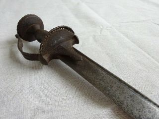 Tulwar Deccani Hilt Form German Hanger Style Blade Of 17th Or 18th C - Sword