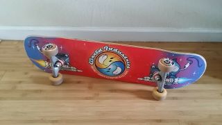 Vintage World Industries Battle 2000 Wet Willy Flame Boy Skateboard Deck