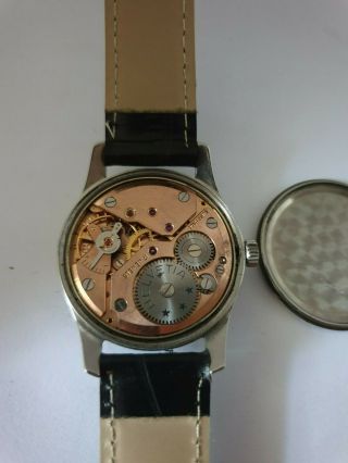 Vintage 1950 ' s Swiss Made HELVETIA 17 Jewels cal.  H64 Watch 8