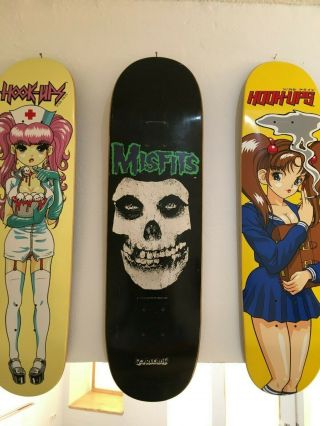1996 Nos Vintage Skateboard Scarecrow Misfits Danzig Zorlac Skull Skates