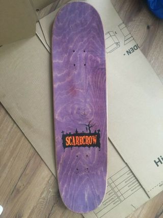 1996 NOS vintage skateboard Scarecrow Misfits Danzig Zorlac Skull skates 6