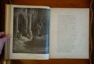 John Milton ' s Paradise Lost Illustrated by Gustave Dore,  oversized antique 7