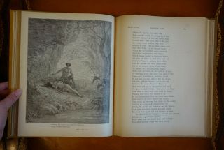 John Milton ' s Paradise Lost Illustrated by Gustave Dore,  oversized antique 9