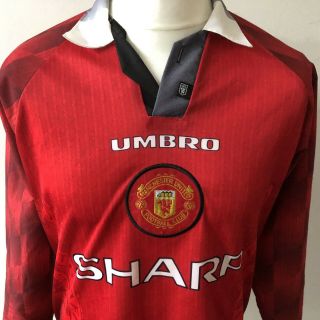 Vintage 1996 - 98 Manchester United Home Shirt - Medium 2