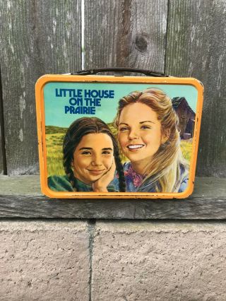 Vintage 1978 Little House on the Prairie Metal Lunch Box No Thermos 1970s 2