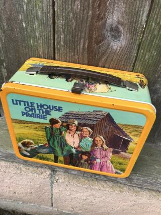 Vintage 1978 Little House on the Prairie Metal Lunch Box No Thermos 1970s 7
