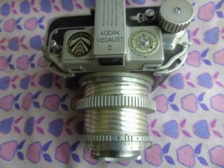 Antique Camera,  KODAK MEDALIST II,  3.  5,  100mm,  Repair,  Case,  Made in USA 9