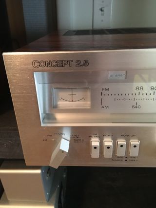 Vintage CONCEPT 2.  5 Stereo Tuner/Receiver/Amplifier and 2