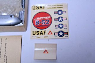 VINTAGE REVELL H207:98 BOEING B52 BOMBER MODEL KIT IN THIN BOX 7