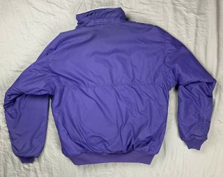 Vtg Patagonia Jacket With Fleece Lining Men’s Size L MADE IN USA Purple/Gray EUC 2
