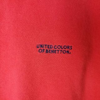 United Colors Of Benetton Sweatshirt Vintage 80s Made In Italy Size Medium 3
