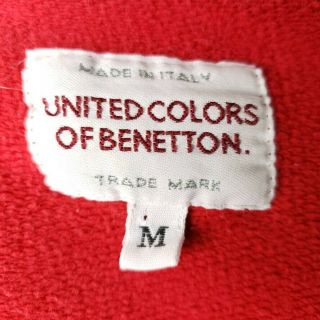United Colors Of Benetton Sweatshirt Vintage 80s Made In Italy Size Medium 5