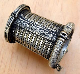 Vintage Afghan Kuchi Tribal Warrior Bracelet Turkmen Ethnic Boho Dance Jewelry