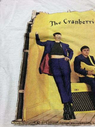 Vintage 1996 The Cranberries To Decide Tour Concert Music T - Shirt L 5