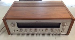 Vintage Sony Str - 7065 Stereo Receiver In Wood Case