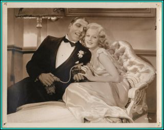 Jean Harlow & Joseph Calleia In " Riffraff " - Vintage Photo - 1936