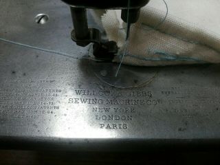 Willcox and Gibbs sewing machine 3