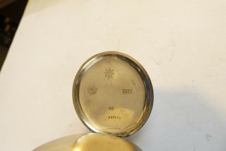 Vintage HELVETIA (KOH - I - NOOR) 800 Silver Pocket Watch From Around 1930 7