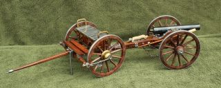 . Black Powder Cannon,  Civil War Cannon,  With Limber,  Signal Cannon.