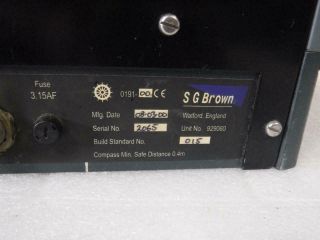 AS - IS SG Brown Meridian Boat Gyro Compas Marine Navigation Unit 929060 7