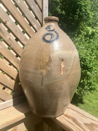 3 Gallon Stoneware Ovoid Jug