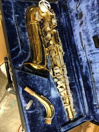 Vintage King Usa 613 Alto Saxophone W/ Case Serial 700757