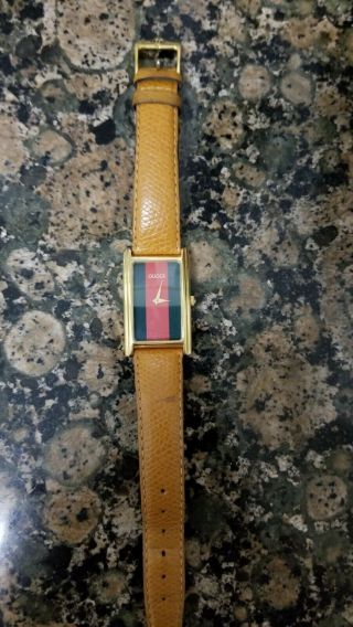 Mens Vintage Gucci Watch From The 1980 