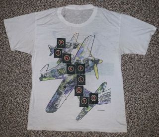 Vintage 1987 Pink Floyd World Tour Concert T Shirt Usa Made Thin Xxl Xl 80s