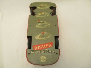 Vintage 1950 ' s Distler Electromatic 7500 Porsche Tin Car Battery West Germany 8