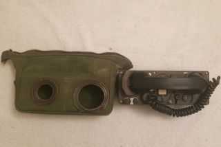 Vintage Ta - 312/pt Military Field Phone Radio Telephone Set With Case