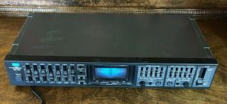 Vintage Sansui Stereo Graphic Equalizer Consolette Model Rg - 710 W Reverb Depth