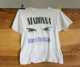Vintage Madonna Shirt 1987 Who’s That Girl Tour Tee Pop
