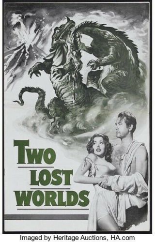 Movie 16mm Two Lost Worlds Feature Vintage 1951 Drama Film Horror Sci - Fi