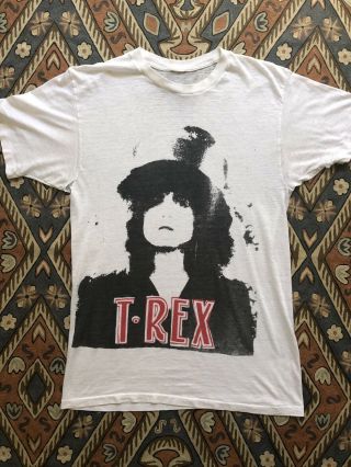 Vintage T Rex Shirt Marc Bolan Punk Iggy Pop Glam Rare