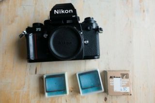 Nikon F3 W/ Type K,  E,  And L (rare) Screen Shutter,  Meter