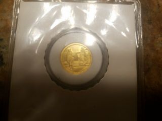 Disney Hunter & Queen Rare Snow White 50th Anniversary 1/10 Oz Gold Proof Coin