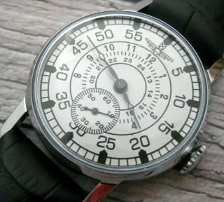 Vintage Ussr Wrist Watch Russian Mechanical Rare Soviet Men 